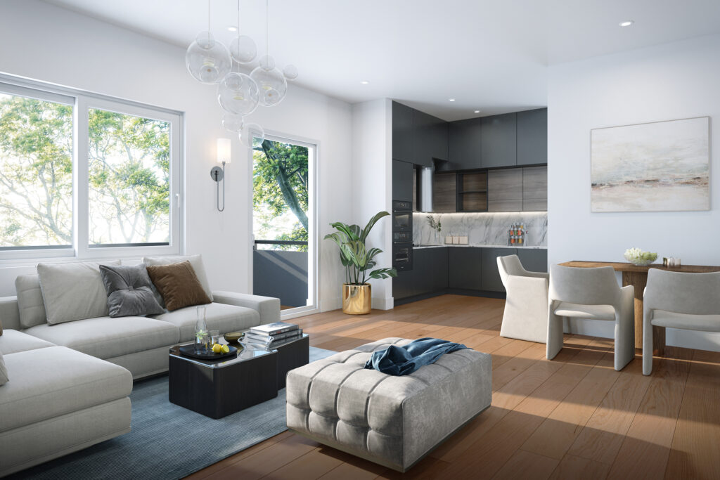 Interior Rendering für Bauträger